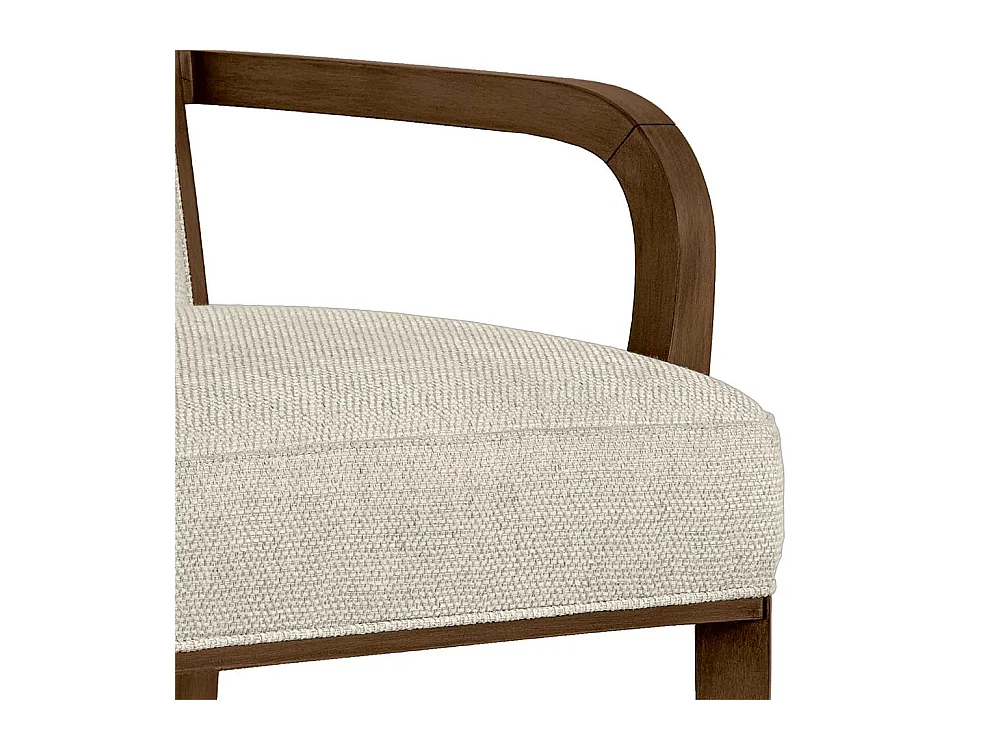 Hochwertiger Armlehnstuhl mit hoher Lehne klassischen Stil