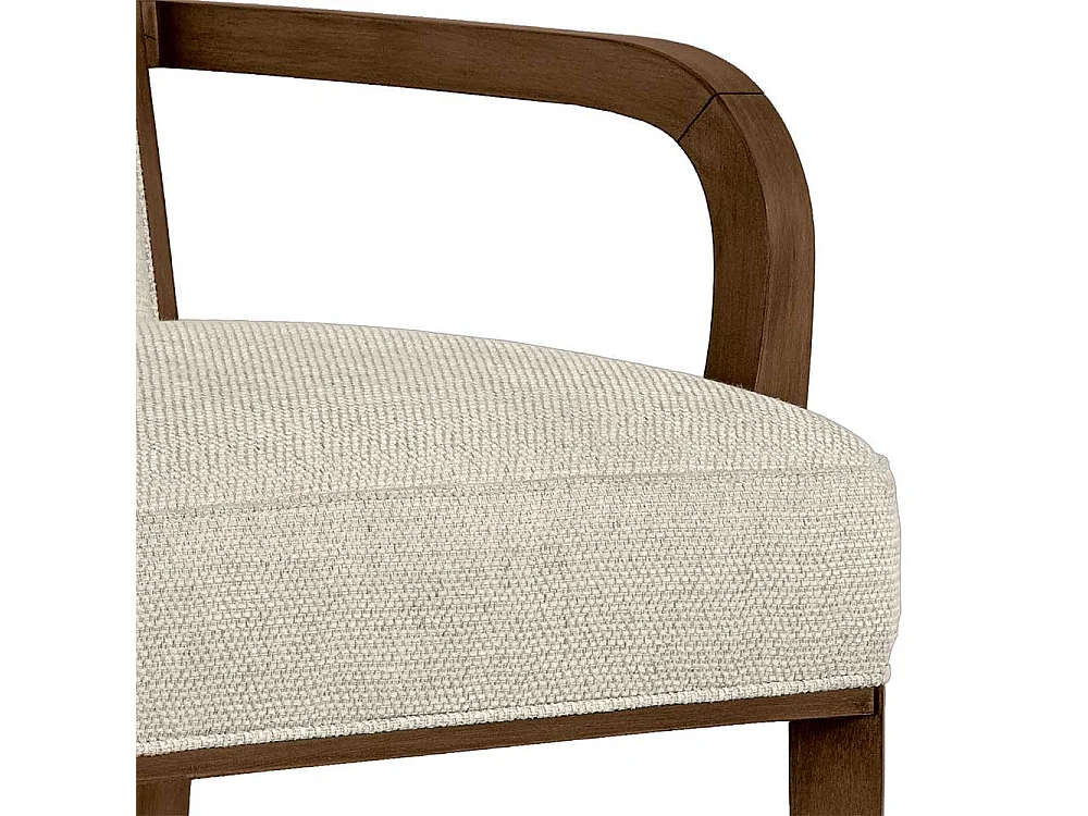 Hochwertiger Armlehnstuhl mit hoher Lehne klassischen Stil