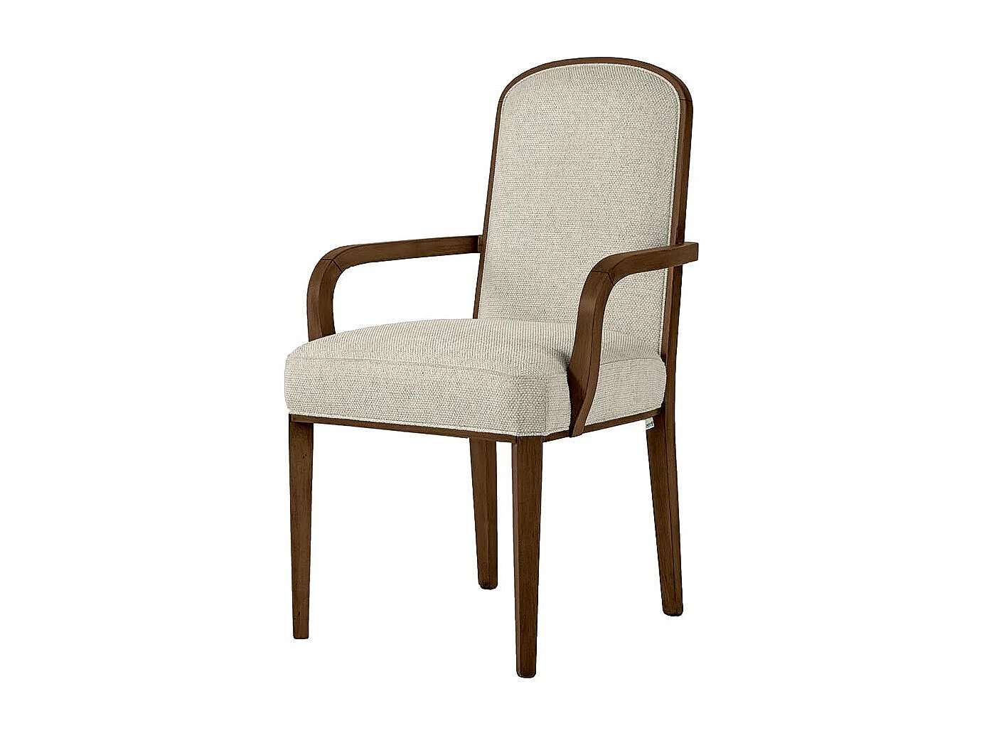 Hochwertiger Armlehnstuhl mit hoher Lehne klassischen Stil