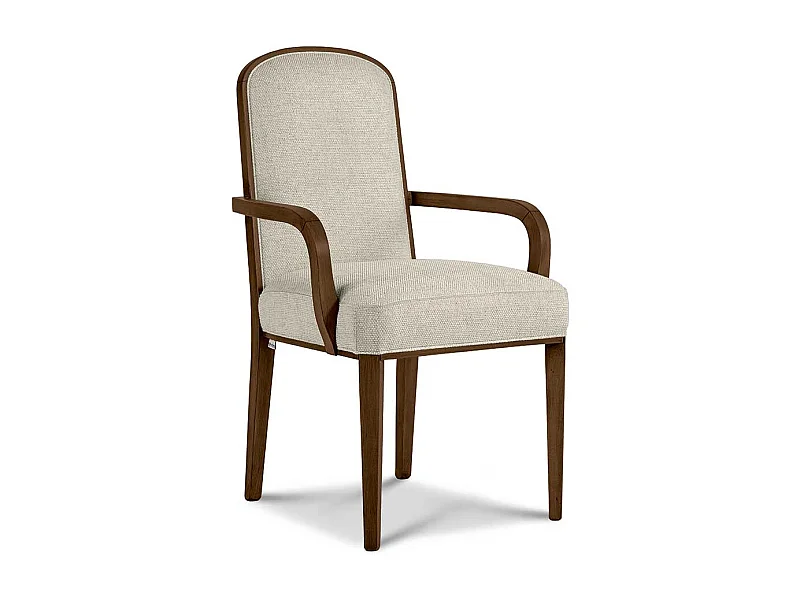 Hochwertiger Armlehnstuhl mit hoher Lehne klassischen Stil