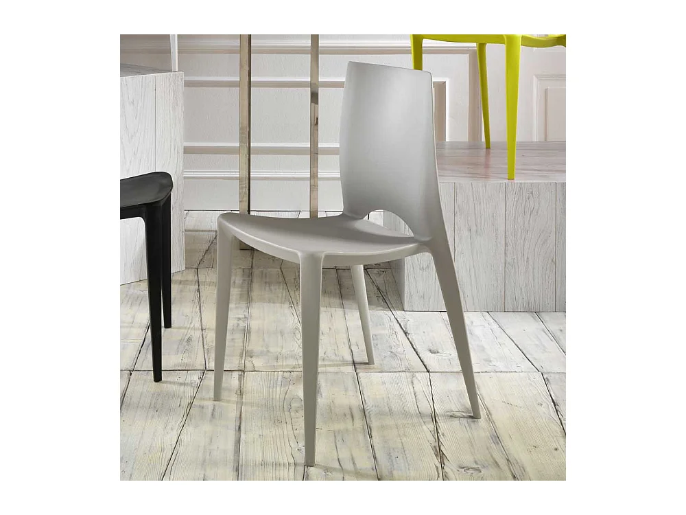 K�chenstuhl in Grau modern (4er Set)