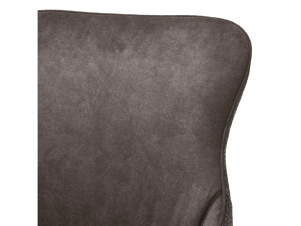 Drehbare Polsterst�hle in Hellbraun Stoff modern (2er Set)