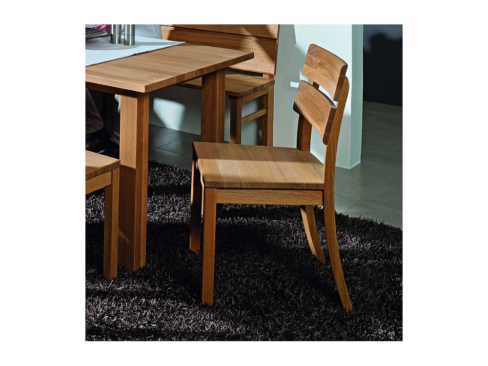 Esszimmerstuhl aus Wildeiche massiv geölt