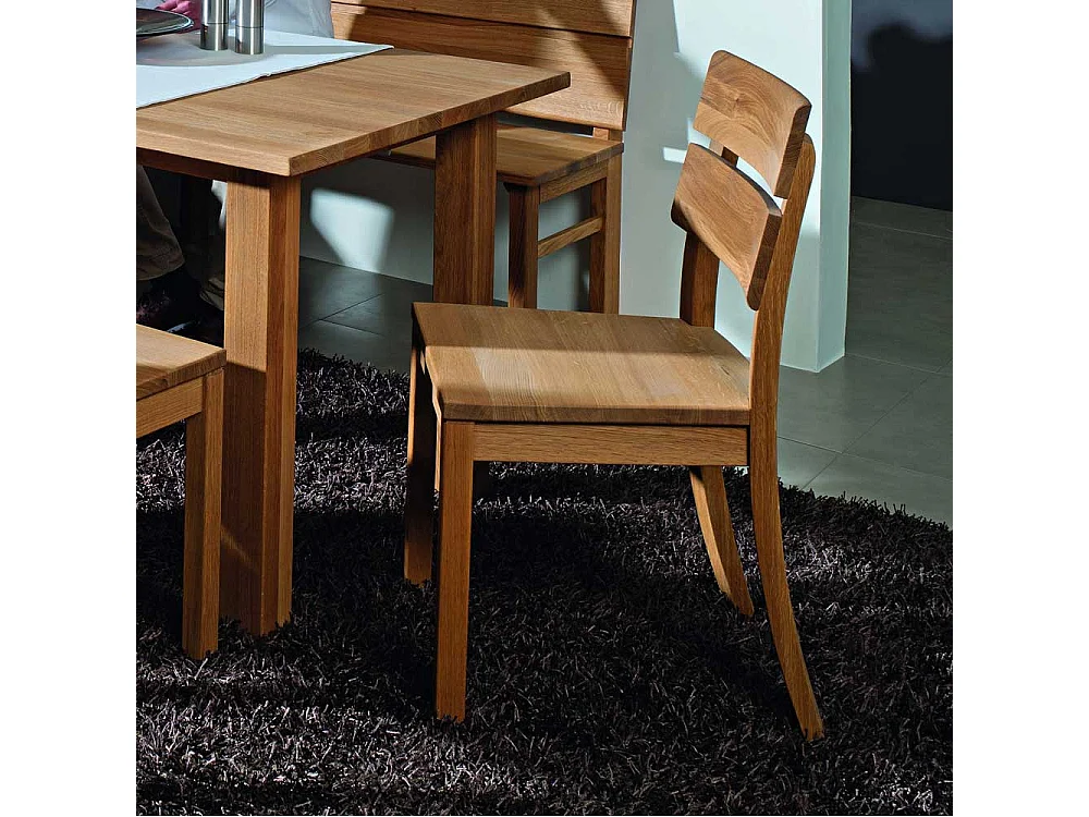 Esszimmerstuhl aus Wildeiche massiv geölt