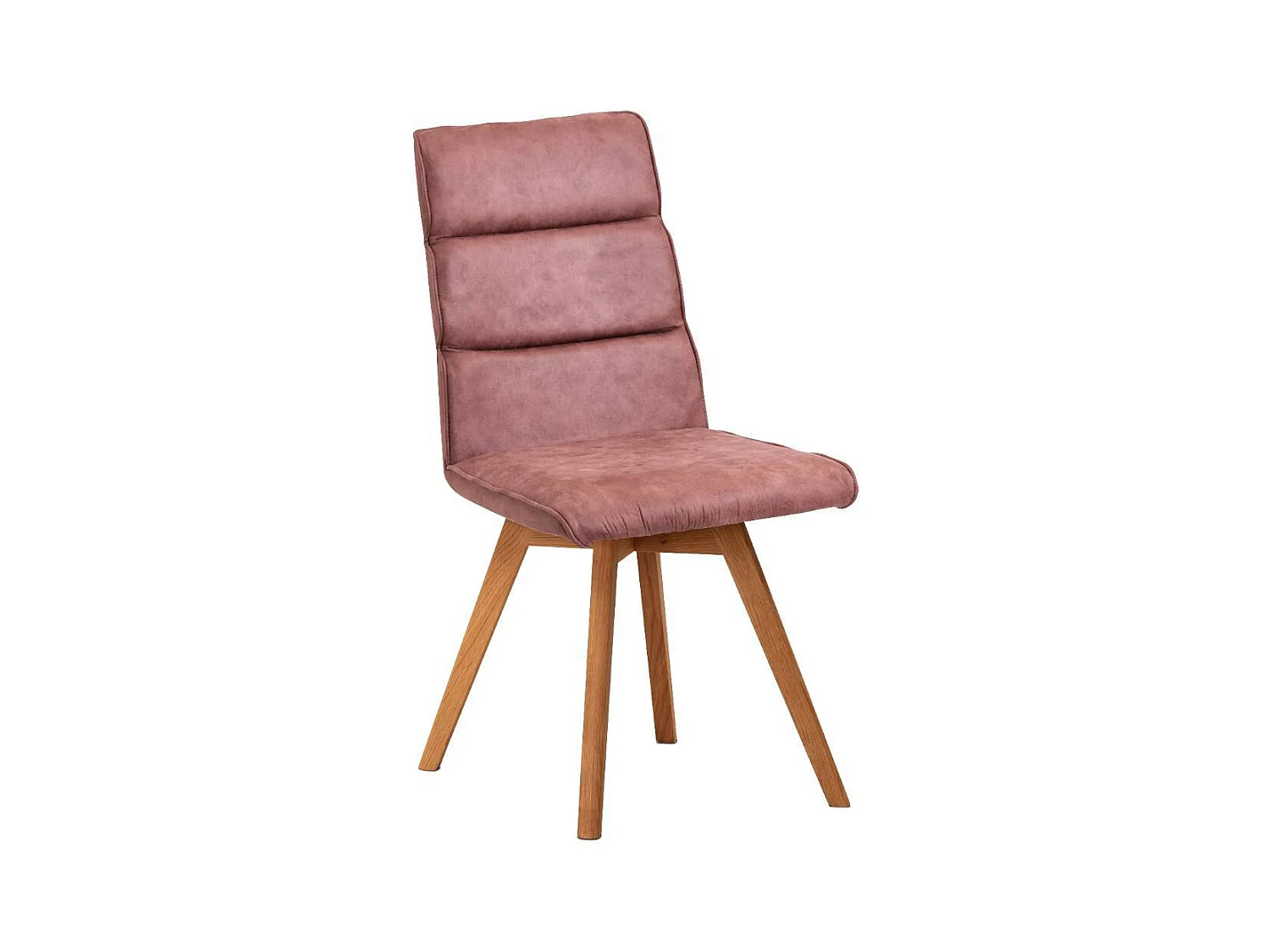 Esszimmerstuhl Polsterstuhl in Rosenholz aus Microfaser (2er Set)