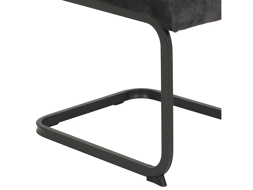 Esstischstuhl mit Gestell aus Metall 49 cm Sitzhöhe (Set)