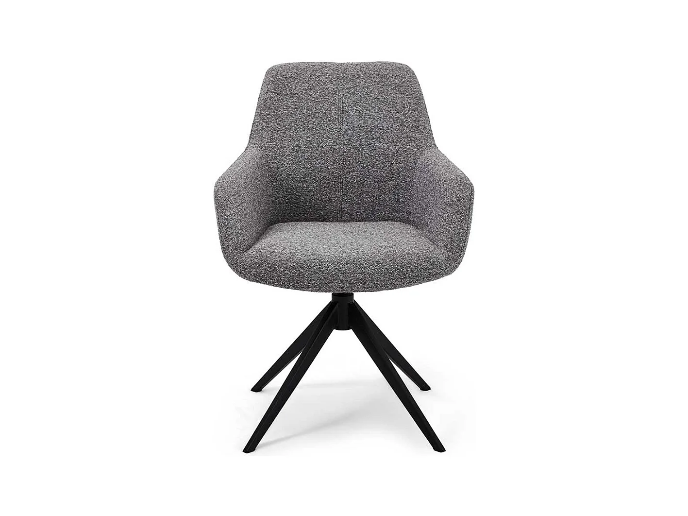 Esstisch Stühle Armlehnstuhl im Skandi Design um 360° drehbar (2er Set)