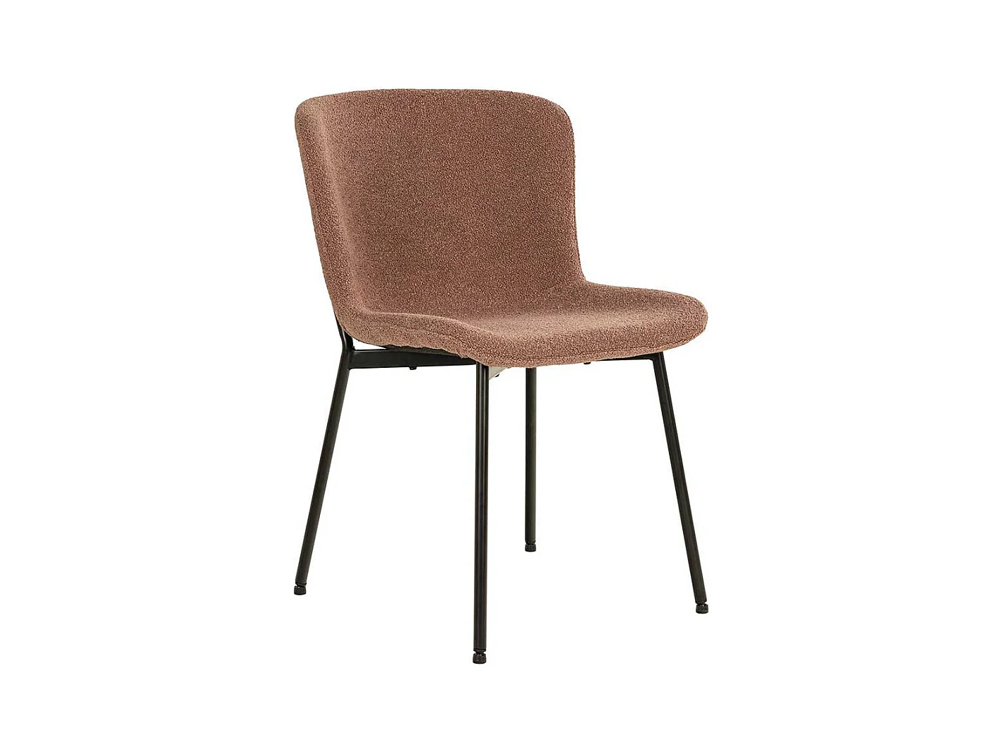 Stuhl Küche Esszimmerstuhl in Rostfarben und Schwarz (2er Set)