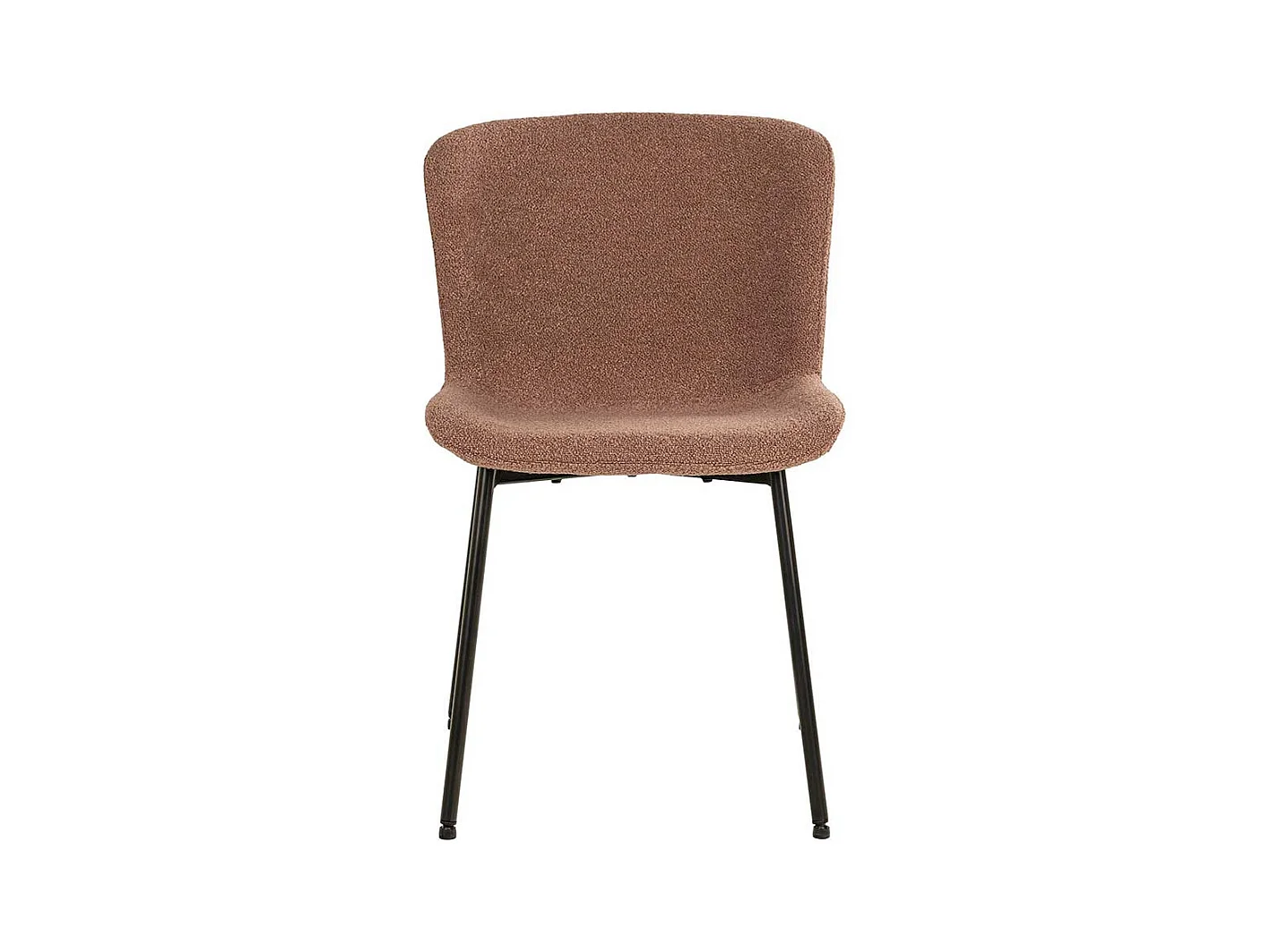 Stuhl Küche Esszimmerstuhl in Rostfarben und Schwarz (2er Set)