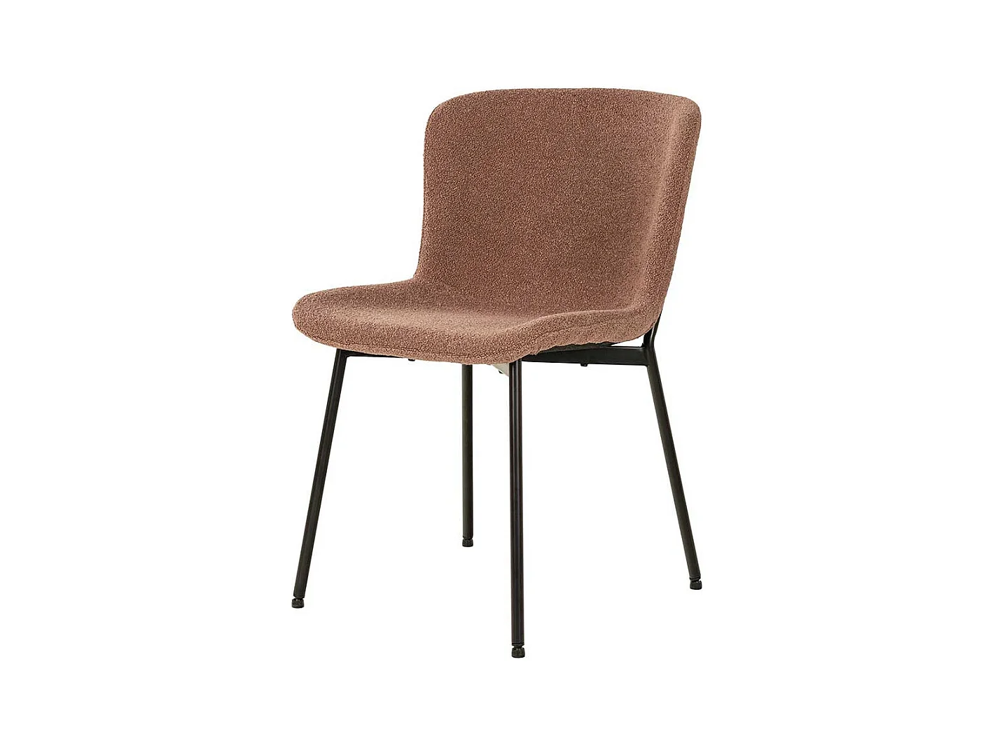 Stuhl Küche Esszimmerstuhl in Rostfarben und Schwarz (2er Set)