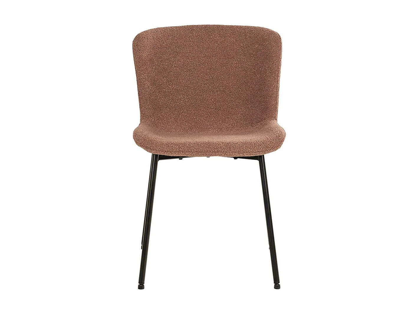 Stuhl Küche Esszimmerstuhl in Rostfarben und Schwarz (2er Set)