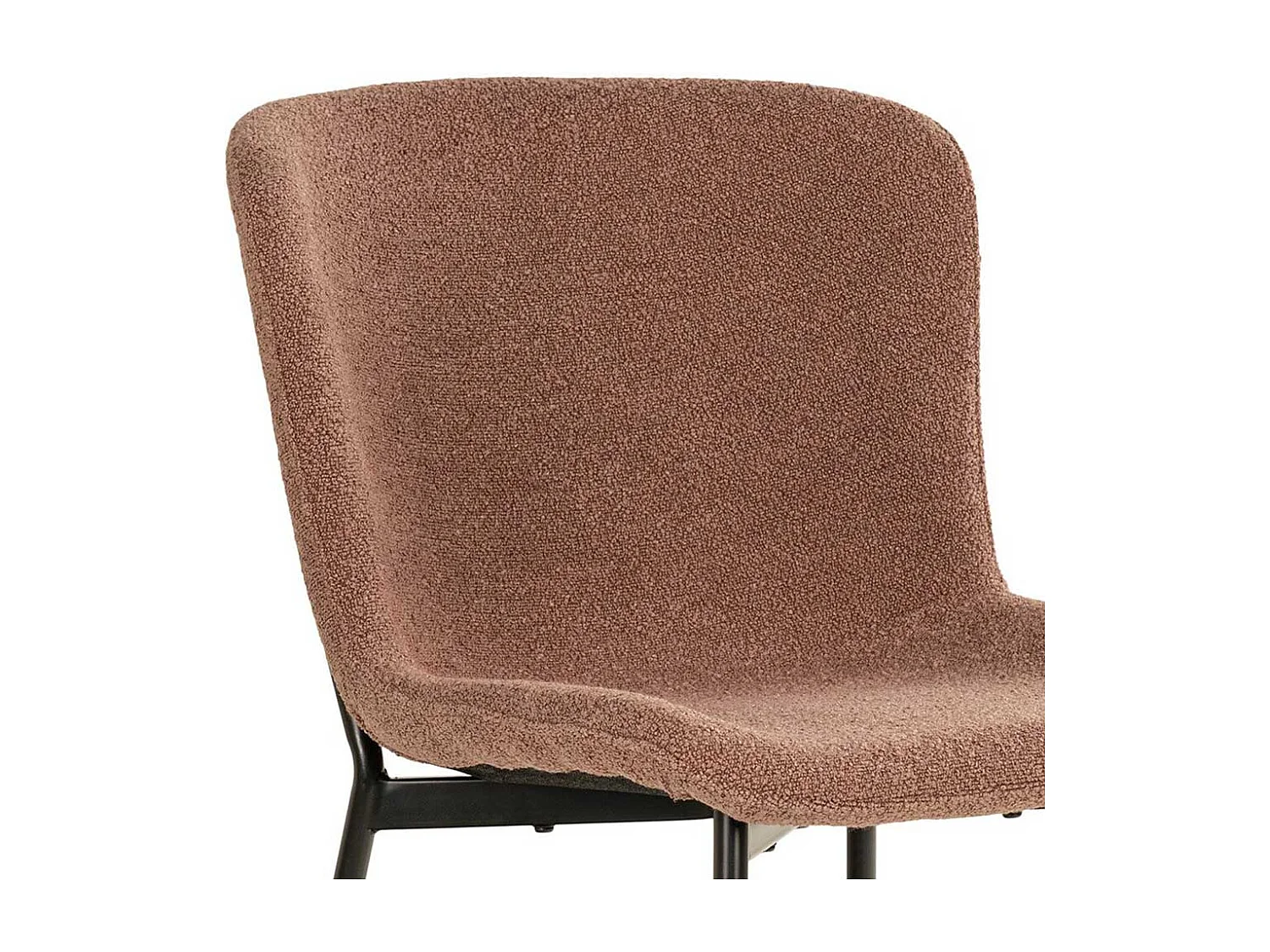 Stuhl Küche Esszimmerstuhl in Rostfarben und Schwarz (2er Set)