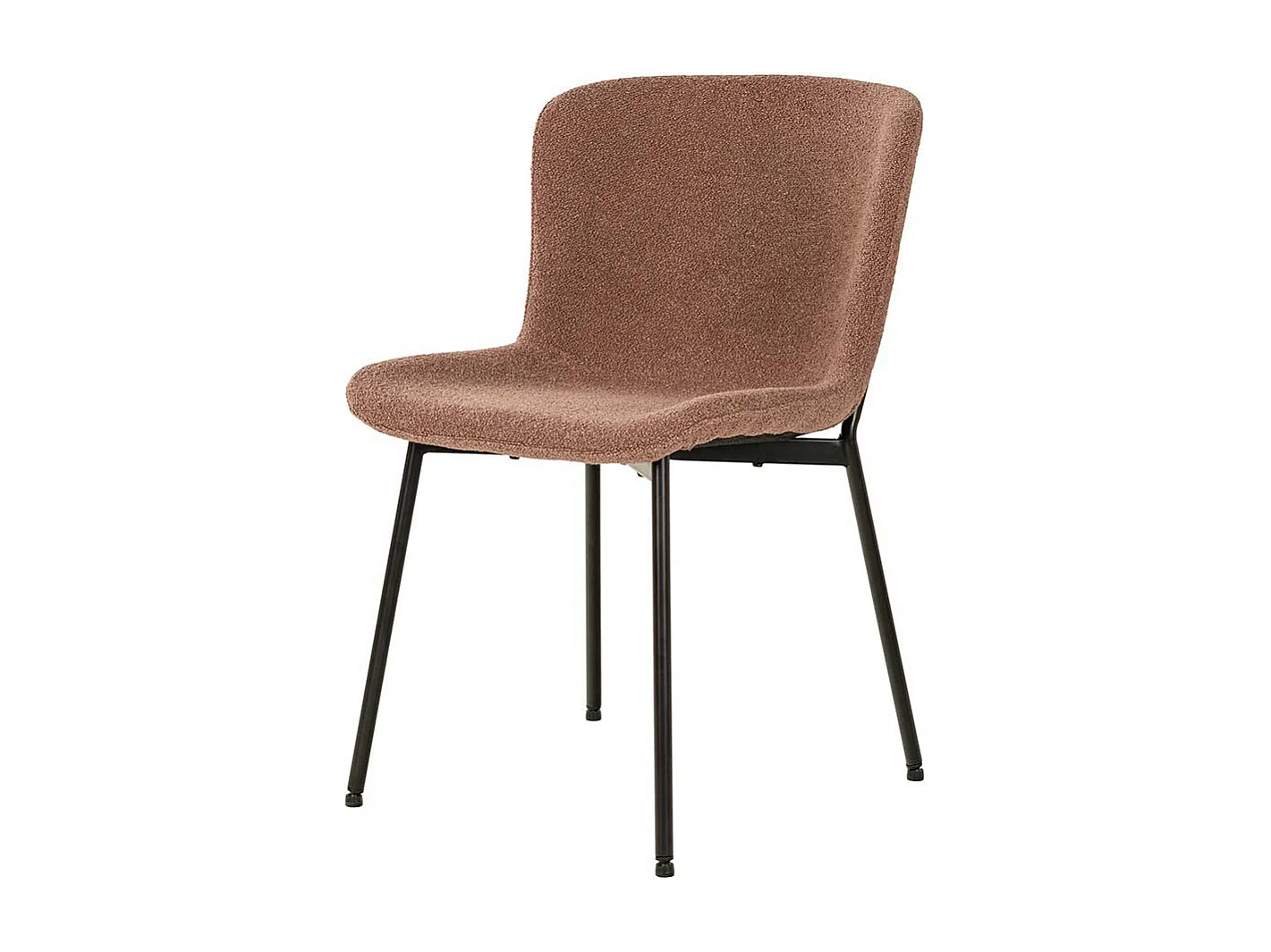 Stuhl Küche Esszimmerstuhl in Rostfarben und Schwarz (2er Set)