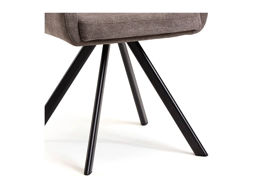 Esszimmerstuhl Stuhl Esszimmer aus Flockstoff und Metall