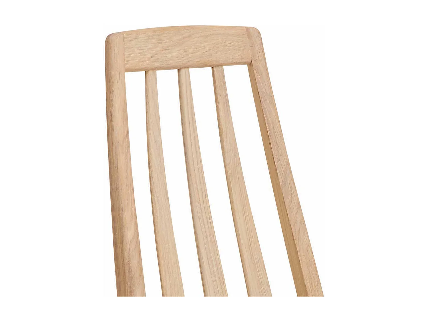 Stuhl Set aus Eiche massiv Bianco geölt Leder Schwarz (2er Set)