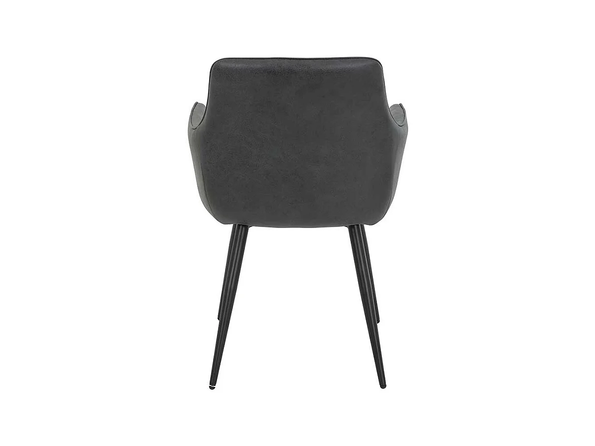 Esszimmerstuhl mit Armlehnen Rautensteppung (2er Set)