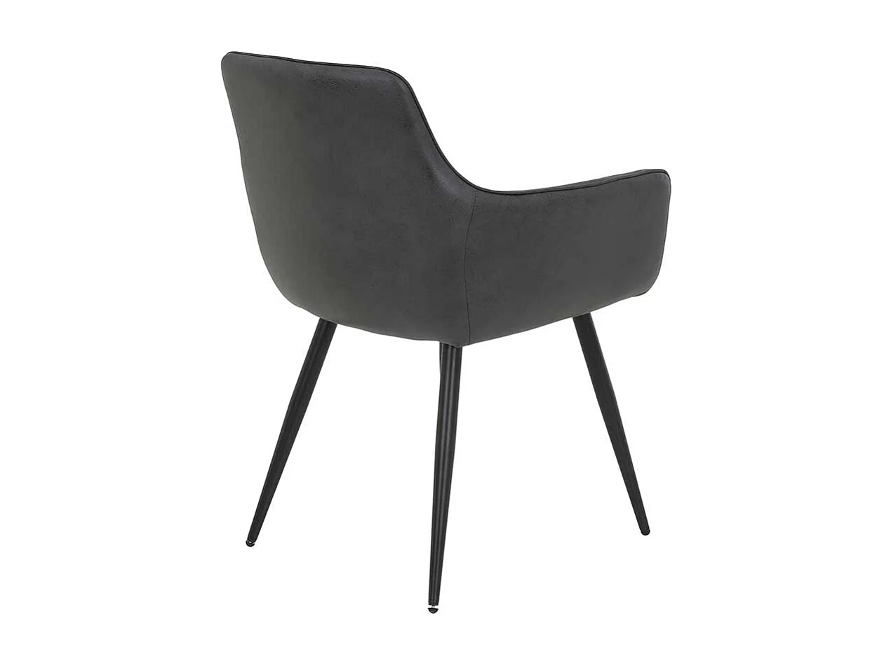 Esszimmerstuhl mit Armlehnen Rautensteppung (2er Set)