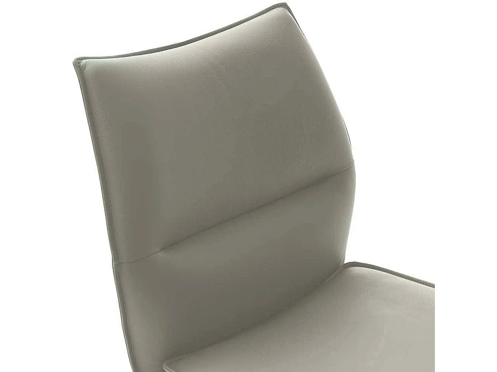 Esszimmerstuhl Stuhl Esszimmer aus Echtleder mit Gestell aus Massivholz (2er Set)