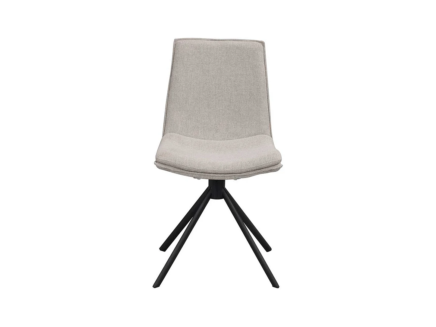 Esstisch Stühle drehbar Gestell aus Metall (2er Set)