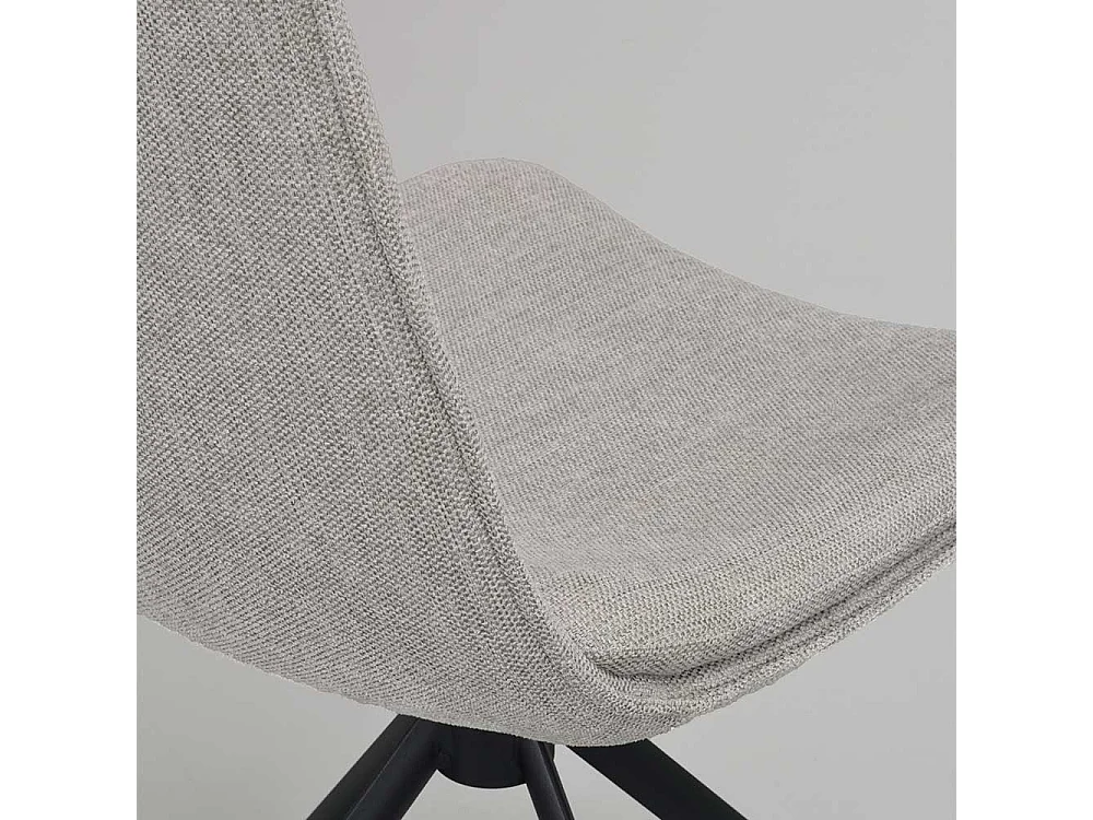 Esstisch Stühle drehbar Gestell aus Metall (2er Set)