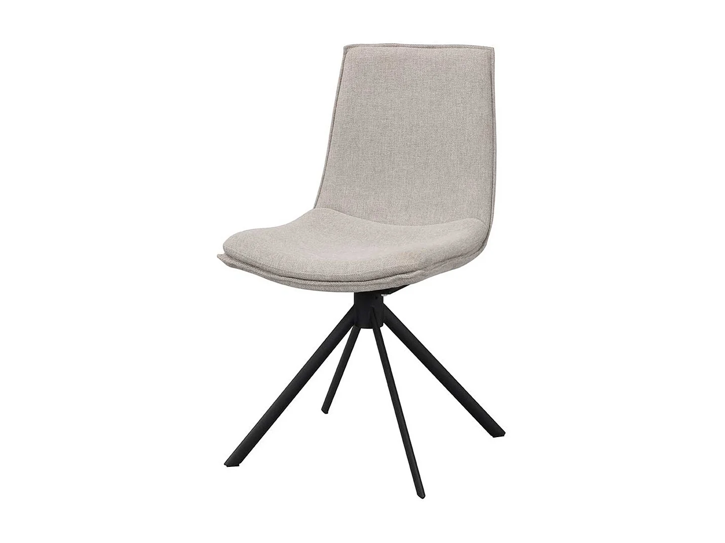 Esstisch Stühle drehbar Gestell aus Metall (2er Set)