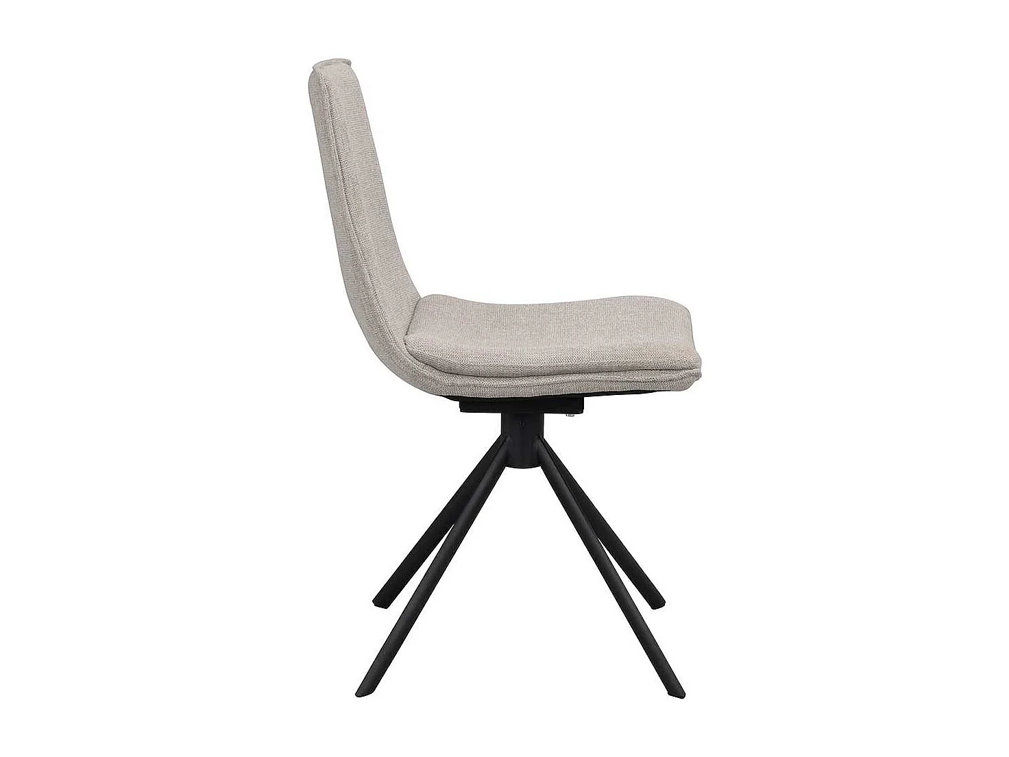 Esstisch Stühle drehbar Gestell aus Metall (2er Set)