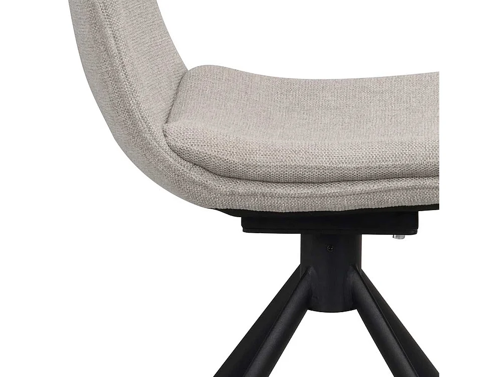 Esstisch Stühle drehbar Gestell aus Metall (2er Set)