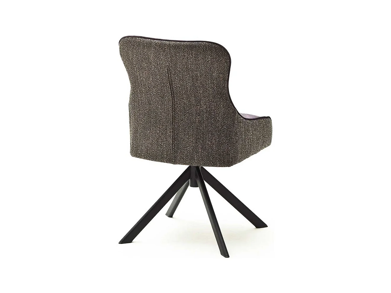 Esstisch Polsterst�hle in Hellbraun Stoff drehbar (2er Set)