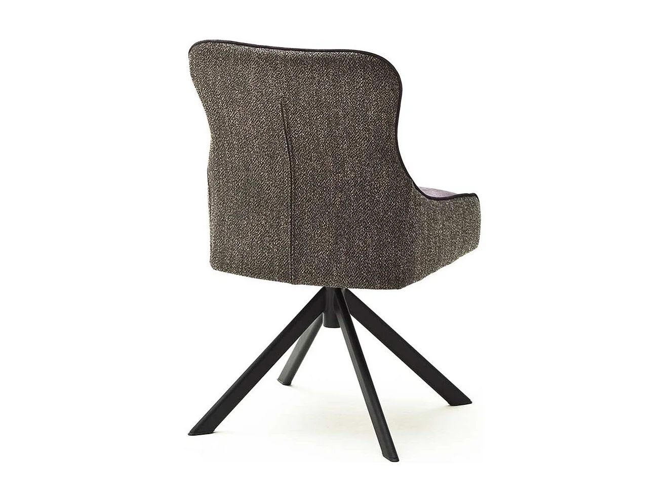 Esstisch Polsterst�hle in Hellbraun Stoff drehbar (2er Set)