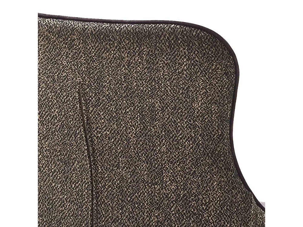 Esstisch Polsterst�hle in Hellbraun Stoff drehbar (2er Set)