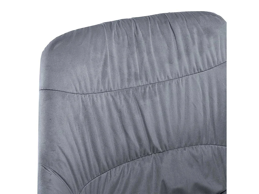 Polsterstuhl Esszimmer drehbar aus Samt und Metall Armlehnen