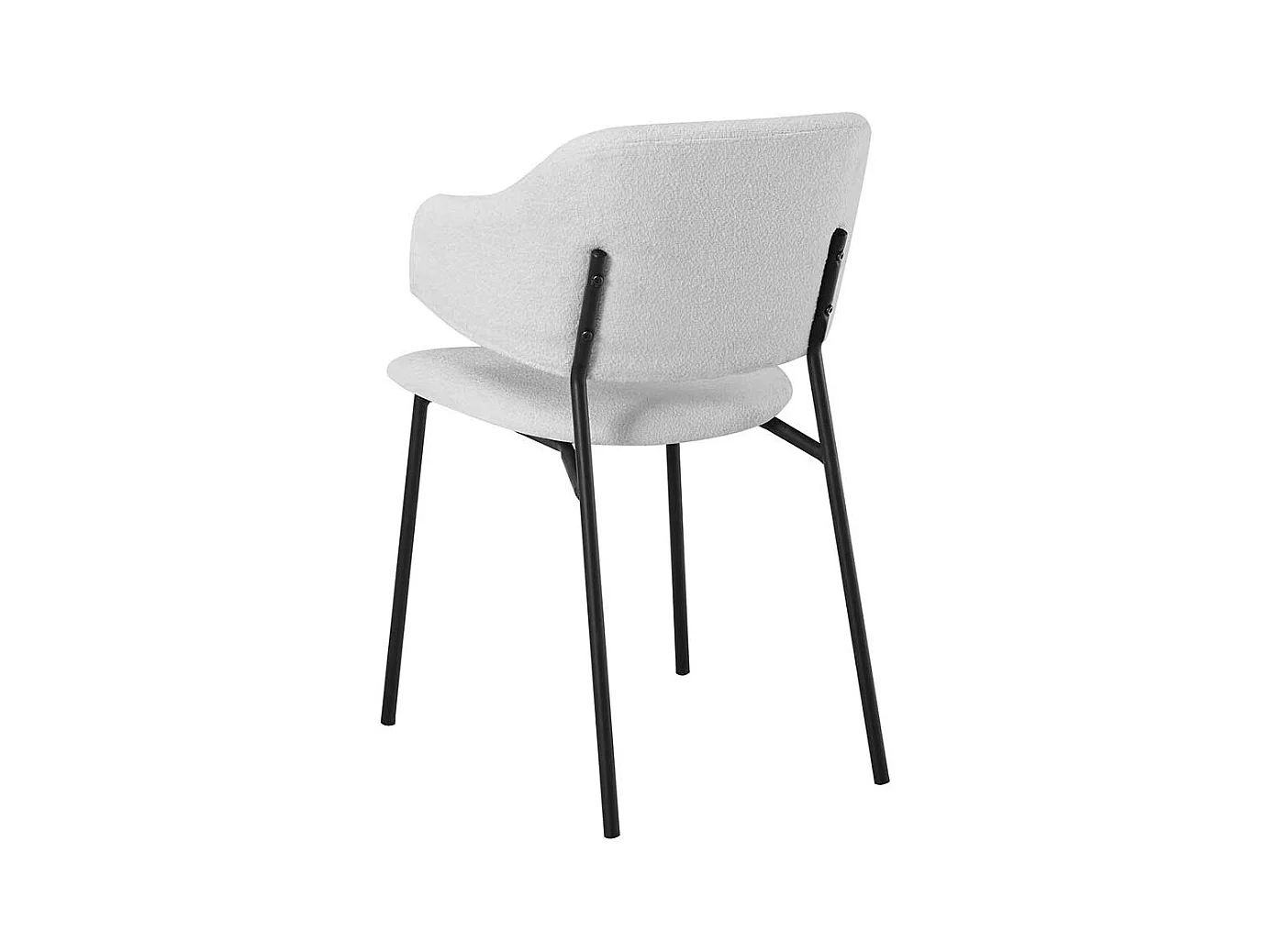 Stuhl Esszimmer mit Armlehnen gepolsterter Rückenlehne (2er Set)