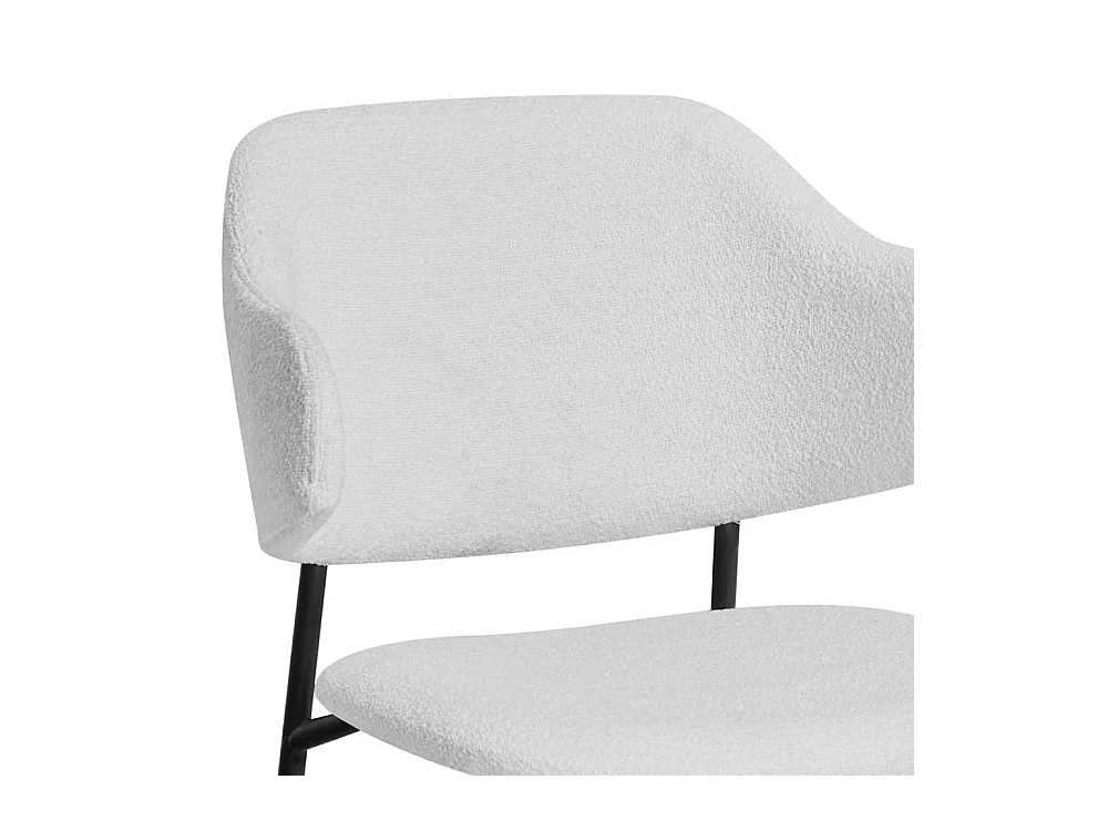 Stuhl Esszimmer mit Armlehnen gepolsterter Rückenlehne (2er Set)