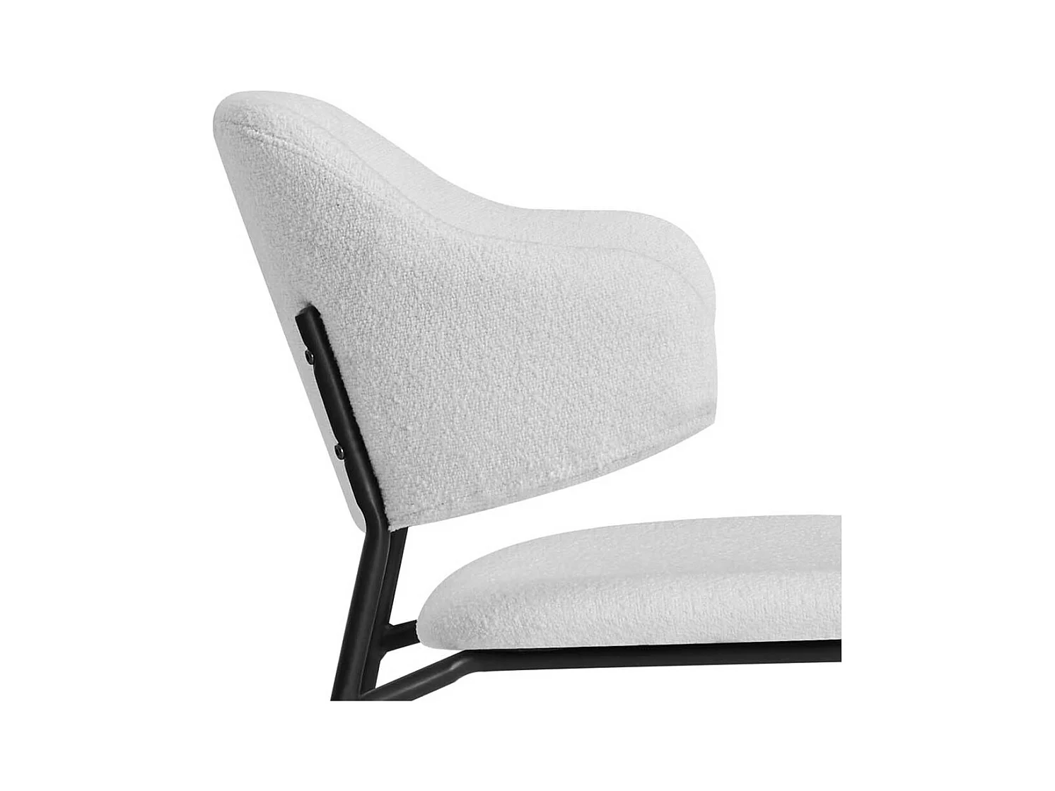 Stuhl Esszimmer mit Armlehnen gepolsterter Rückenlehne (2er Set)