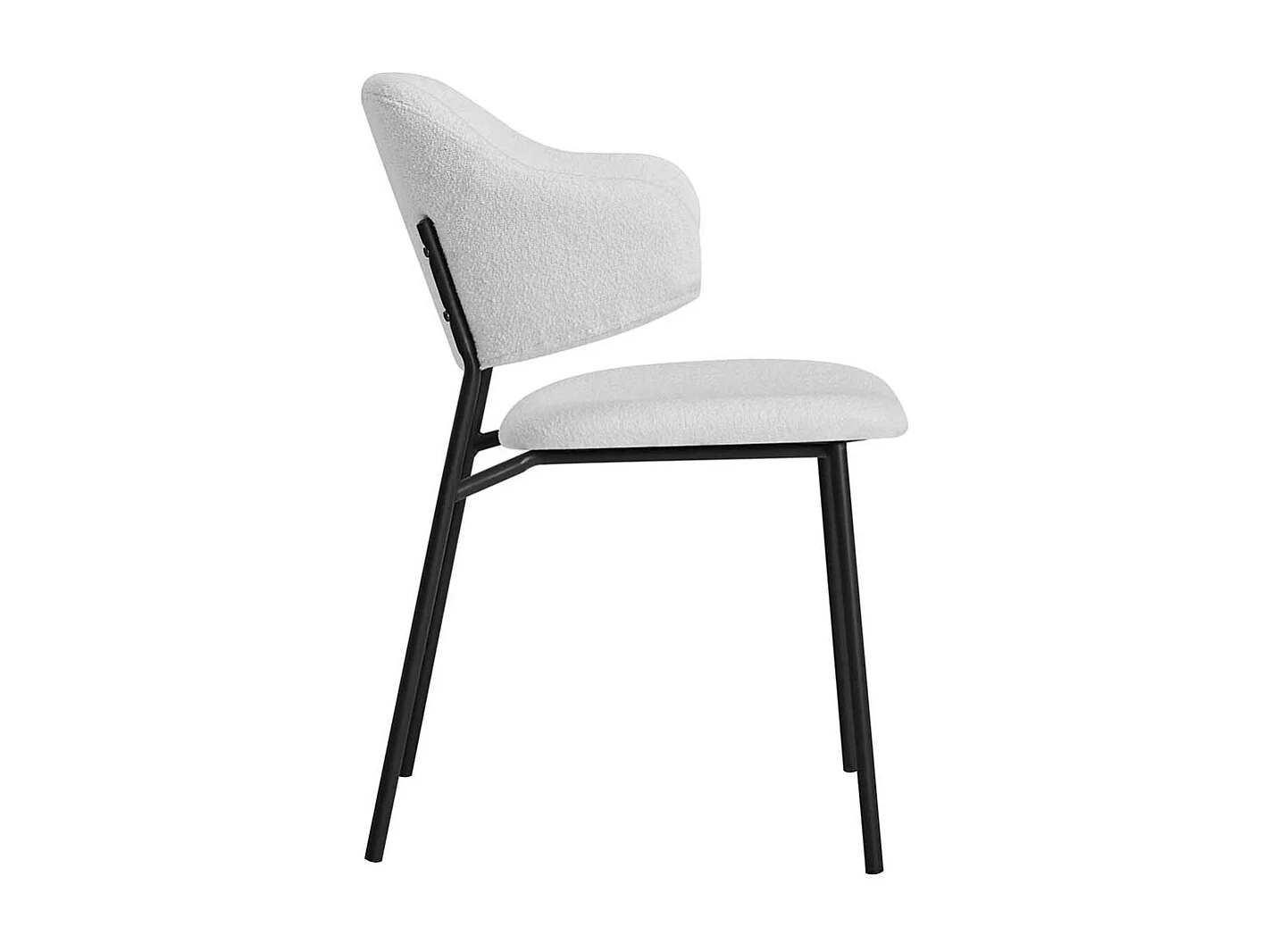 Stuhl Esszimmer mit Armlehnen gepolsterter Rückenlehne (2er Set)