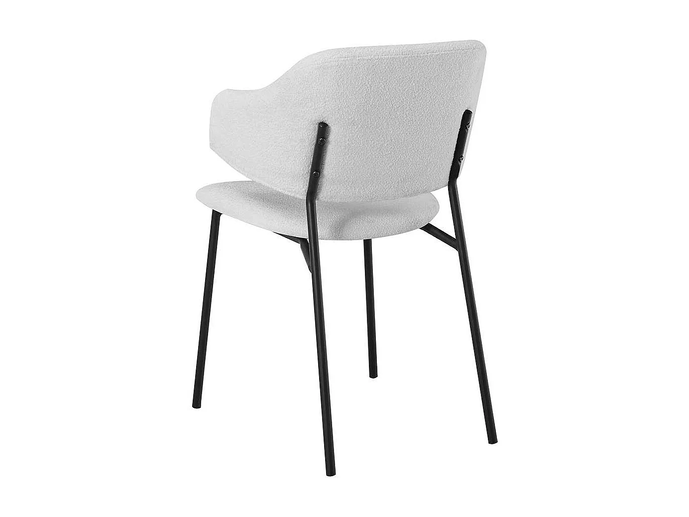 Stuhl Esszimmer mit Armlehnen gepolsterter Rückenlehne (2er Set)