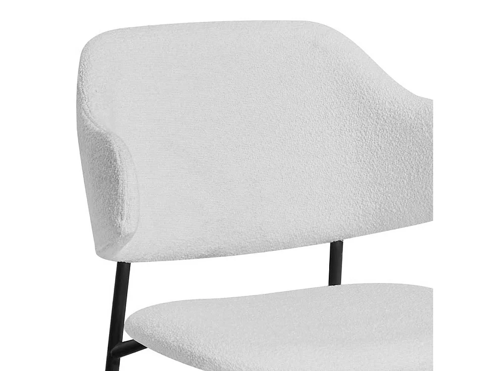 Stuhl Esszimmer mit Armlehnen gepolsterter Rückenlehne (2er Set)