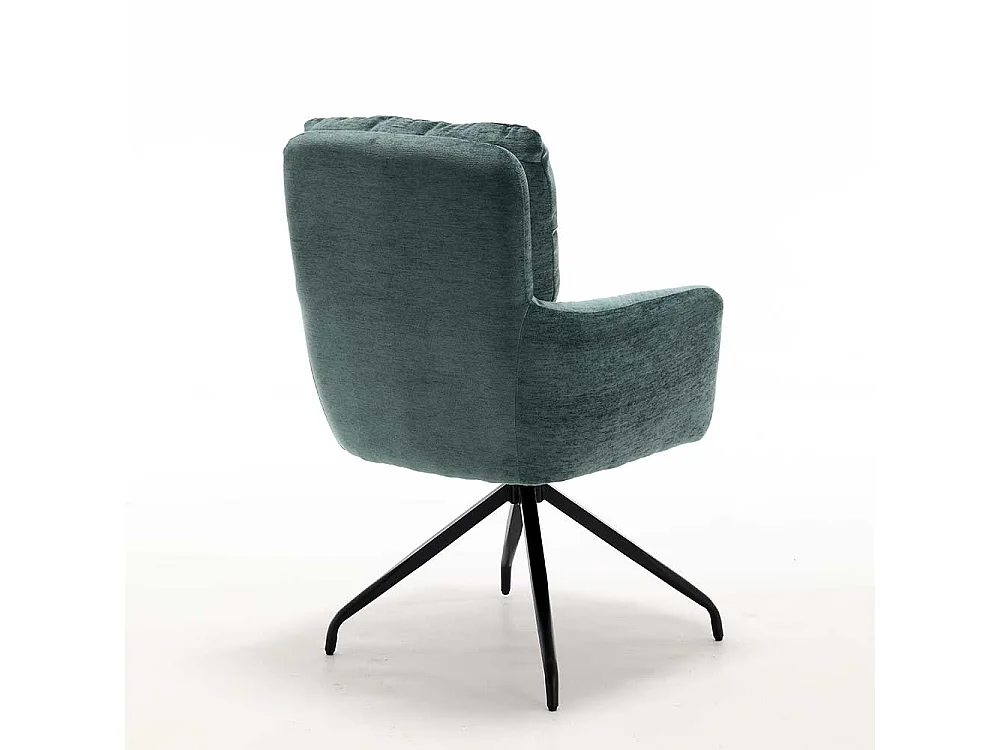 Polsterstuhl Armlehner drehbar mit Federkern (2er Set)