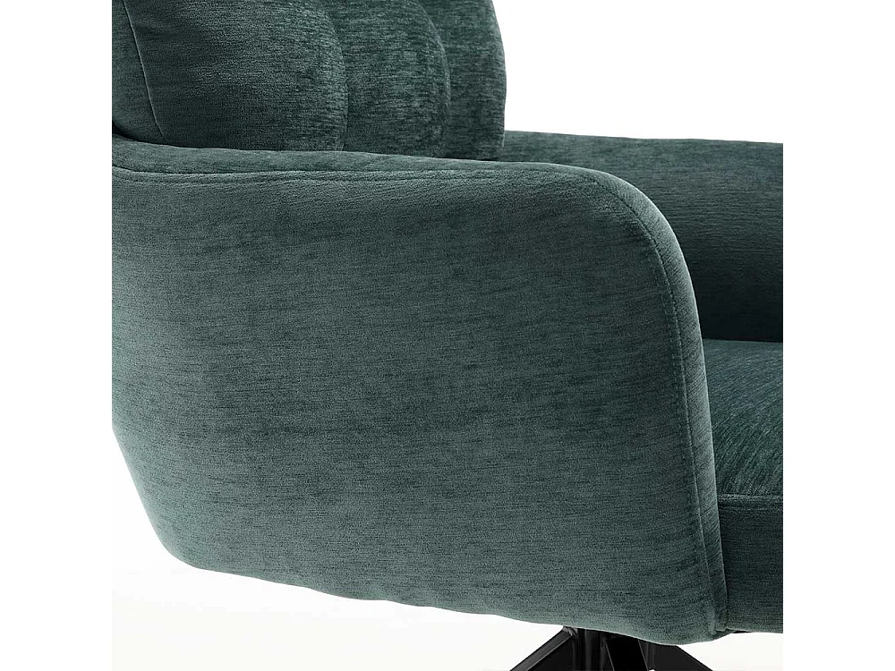 Polsterstuhl Armlehner drehbar mit Federkern (2er Set)