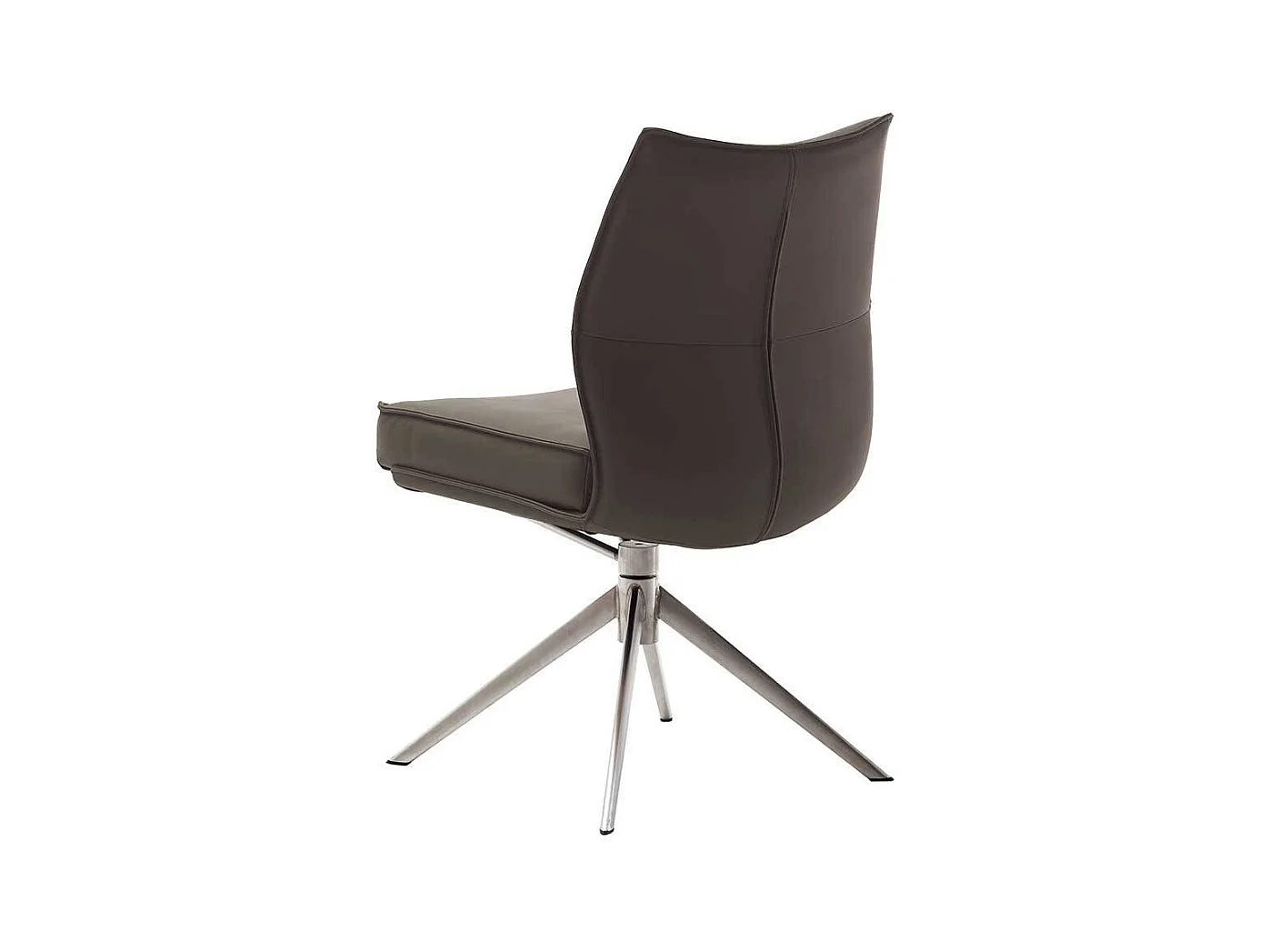 Essstuhl Küchenstuhl in Dunkelbraun mit hoher Rückenlehne (2er Set)