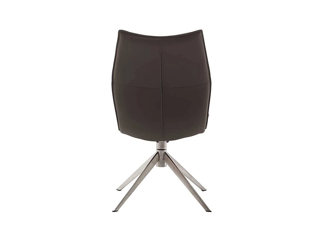 Essstuhl Küchenstuhl in Dunkelbraun mit hoher Rückenlehne (2er Set)