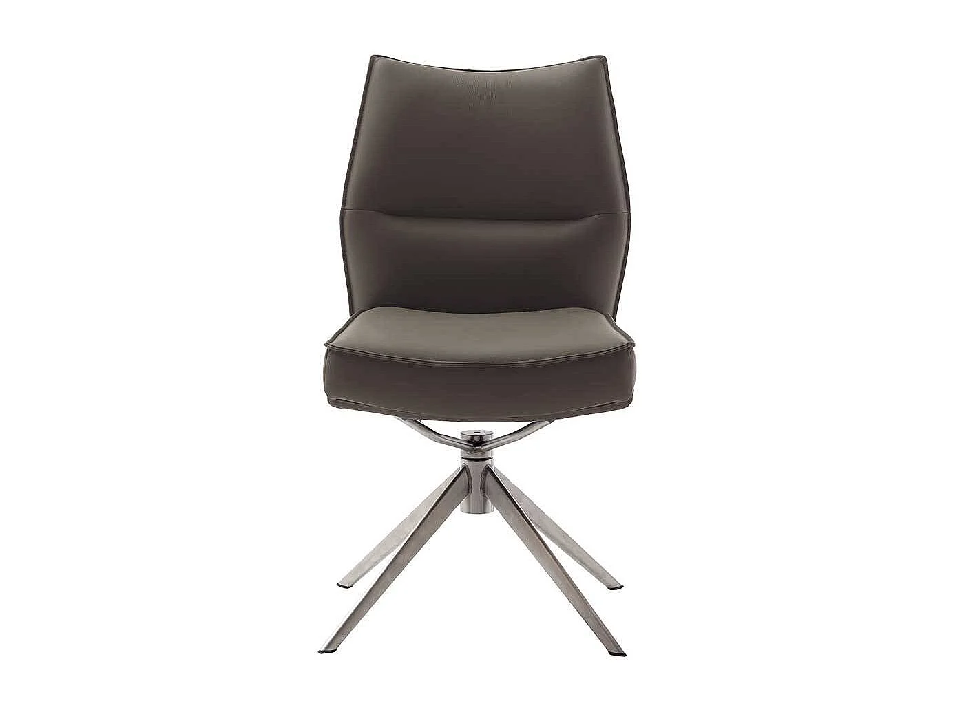 Essstuhl Küchenstuhl in Dunkelbraun mit hoher Rückenlehne (2er Set)