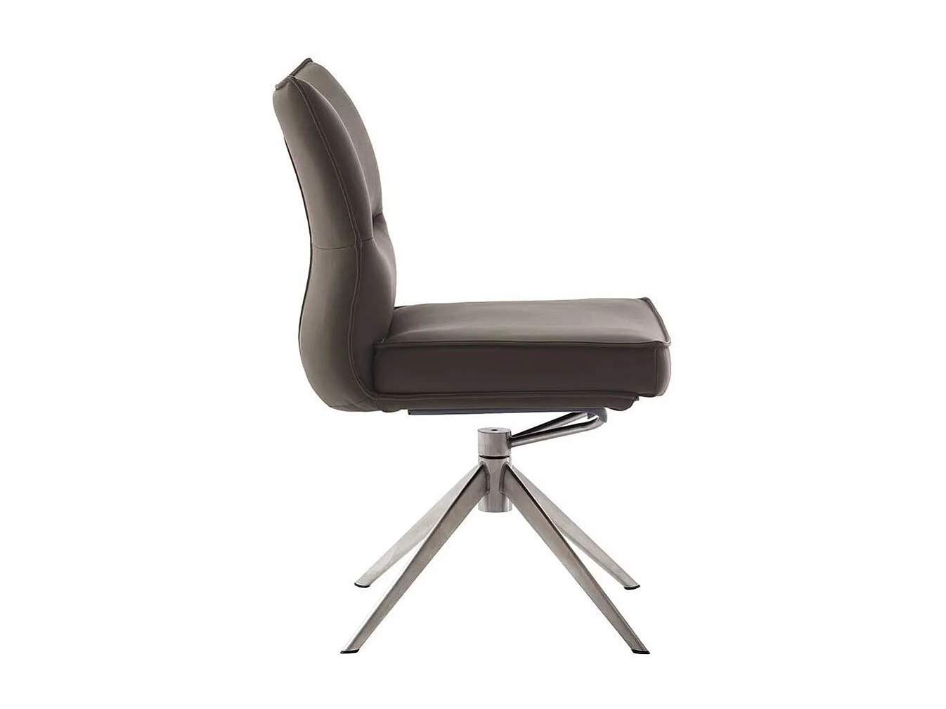 Essstuhl Küchenstuhl in Dunkelbraun mit hoher Rückenlehne (2er Set)