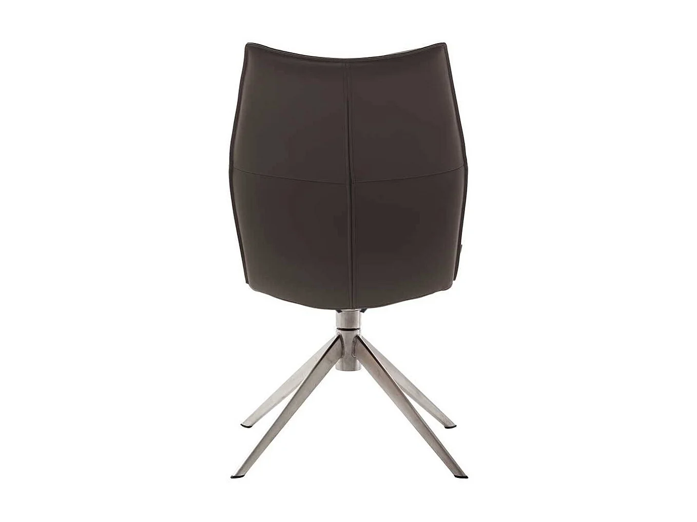 Essstuhl Küchenstuhl in Dunkelbraun mit hoher Rückenlehne (2er Set)