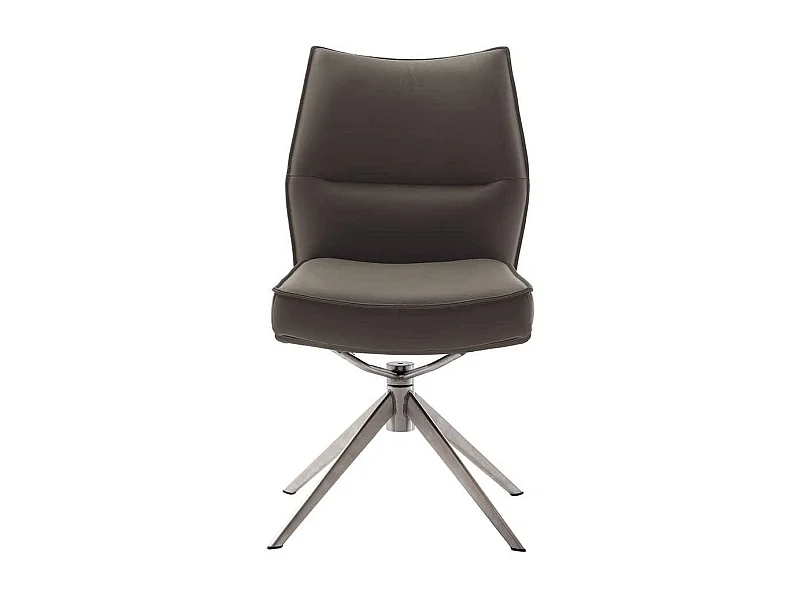 Essstuhl Küchenstuhl in Dunkelbraun mit hoher Rückenlehne (2er Set)