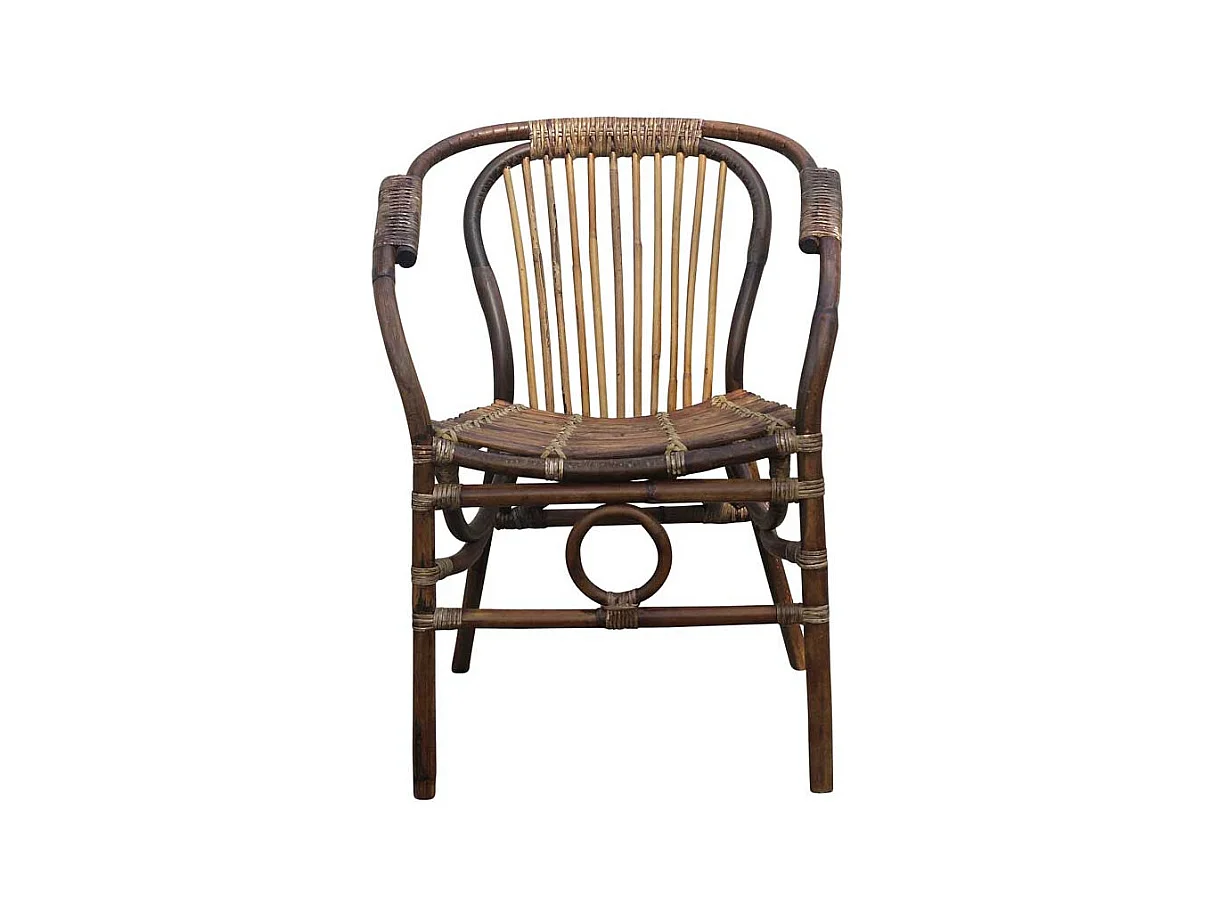 Designerstuhl aus Rattan Vintage Look