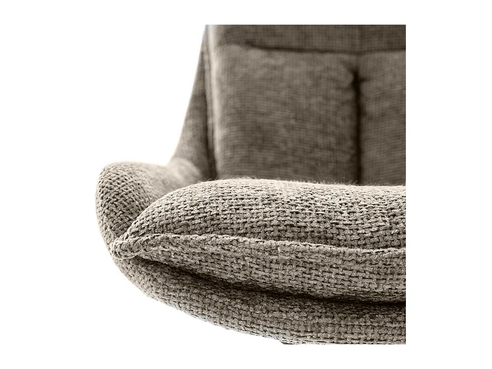 Esstisch Stühle aus Strukturstoff Gestell aus Metall (2er Set)