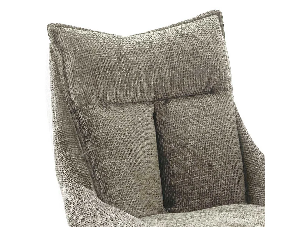 Esstisch Stühle aus Strukturstoff Gestell aus Metall (2er Set)