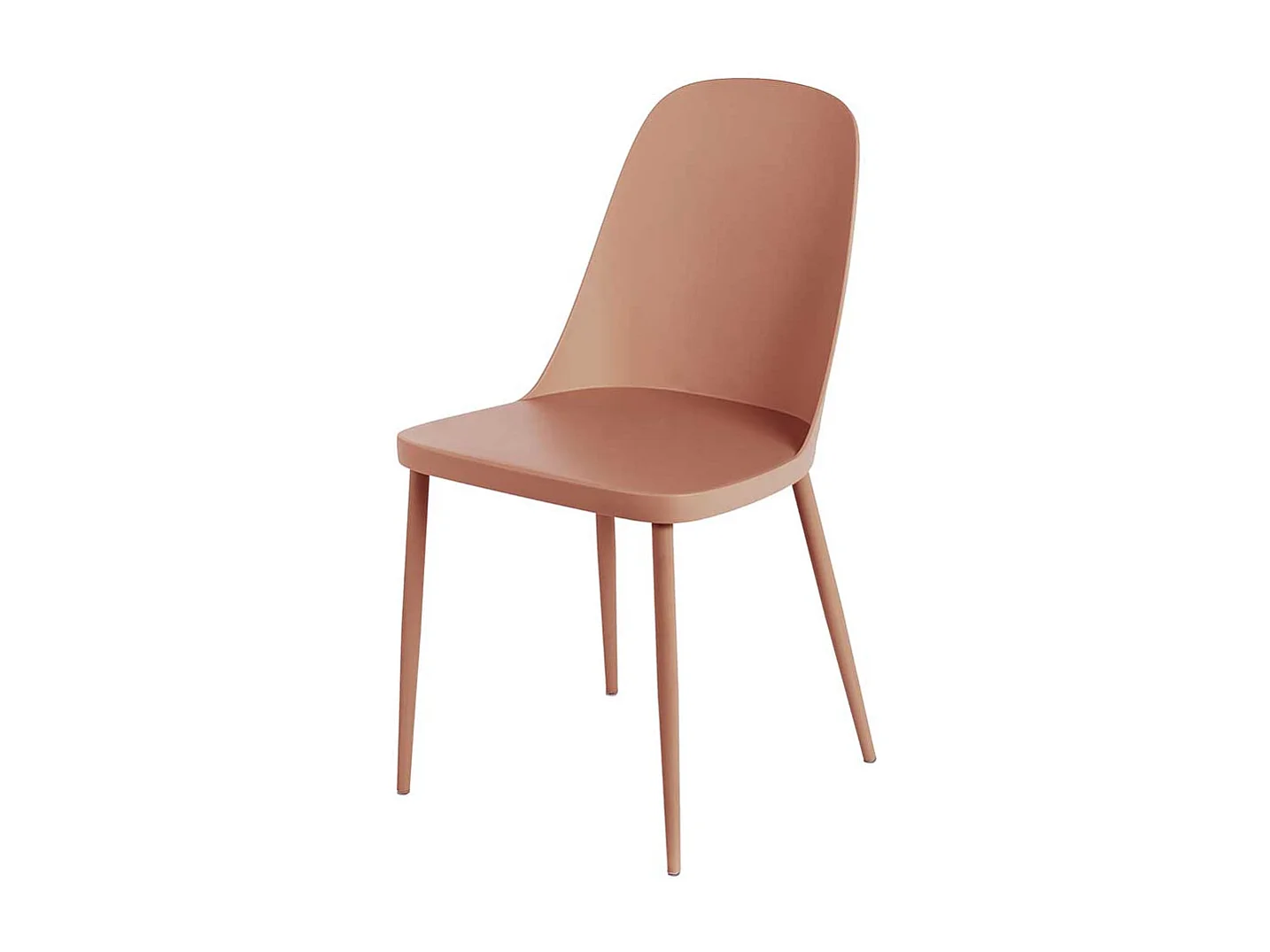 Esstisch Stühle in Rosenholz Kunststoff (4er Set)