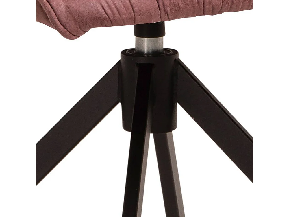 Küchenstuhl Polsterstuhl in Rosenholz mit vier Füßen (2er Set)